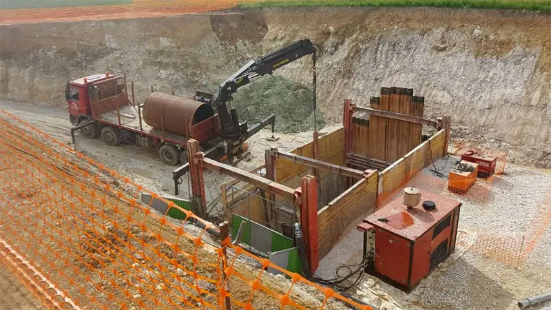Chantier de Coupvray en seine-et-marne